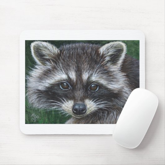 Waschbär #3 mousepad (Mit Mouse)