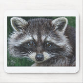 Waschbär #3 mousepad (Vorne)