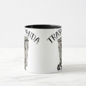 Waschbär-Abfall-Panda Tasse (Zentrum)