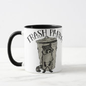 Waschbär-Abfall-Panda Tasse (Links)