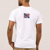 Waschbär auf Mini in London T-Shirt (Rückseite)