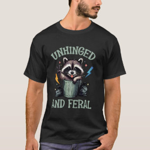 Waschbär außer Kontrolle und verwildert Retro lust T-Shirt