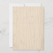 Waschbär-Babypartyeinladung Einladung (Rückseite)