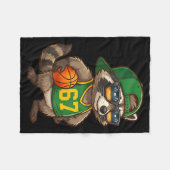 Waschbär-Basketball 67 Gen-Alpha-Slang-Srts-Männer Fleecedecke (Vorderseite (Horizontal))