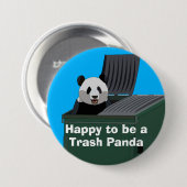 Waschbär-Button Button (Vorne & Hinten)
