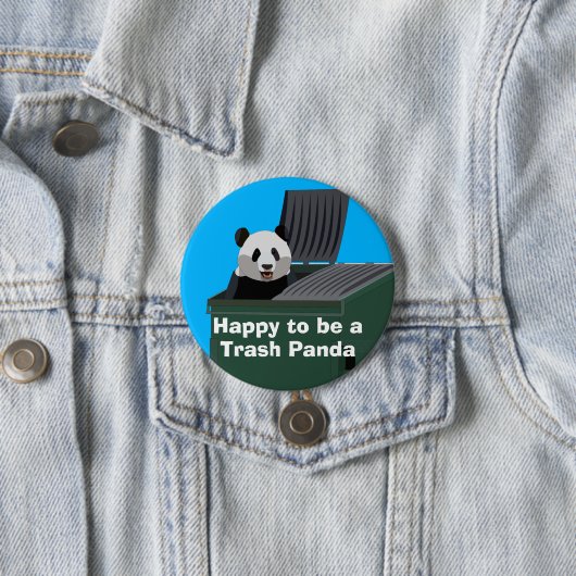 Waschbär-Button Button (Beispiel)