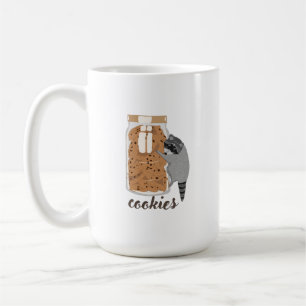 Waschbär-Cookies Kaffeetasse