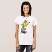 Waschbär-Darts-Dart T-Shirt (Vorne ganz)
