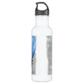 Waschbär Edelstahlflasche (Rückseite)