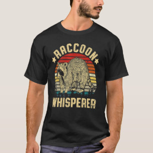 Waschbär-Flüsterer Vintage Retro Waschbär Straßenk T-Shirt