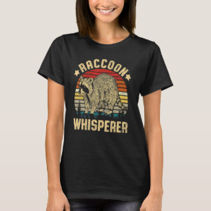 Waschbär-Flüsterer Vintage Retro Waschbär Straßenk T-Shirt