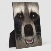 Waschbär Fotoplatte (Seite)