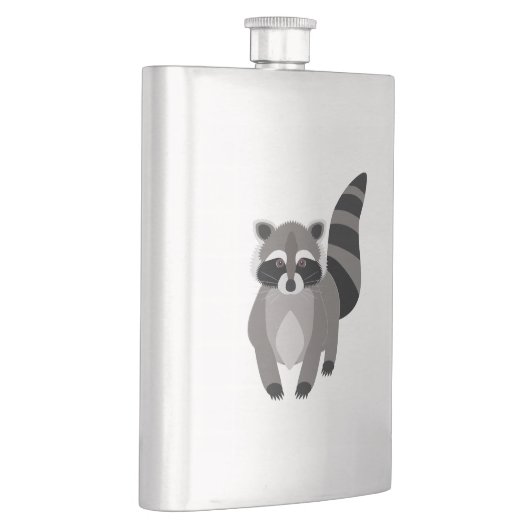 Waschbär-Gauner Flachmann (Rechts)