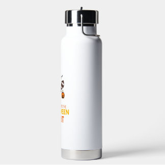 Waschbär-Geist Halloween-Kürbisparty Trinkflasche