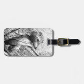 Waschbär Gepäckanhänger (Vorderseite horizontal)