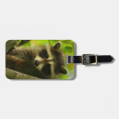Waschbär Gepäckanhänger (Vorderseite horizontal)