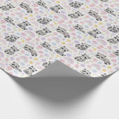 Waschbär Geschenkpapier (Ecke)