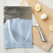 Waschbär Geschirrtuch (Viertel Falte)