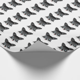 Waschbär - glattes Packpapier, 30" x 15' Geschenkpapier