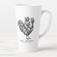 Waschbär Hahn Latte Tasse Lustiges Sarkastisches G