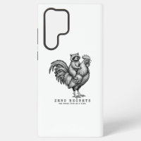 Waschbär Hahn Samsung Hülle Lustiges Geschenk