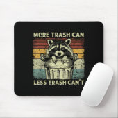 Waschbär heißt Mülltonne nicht Müll Mousepad (Mit Mouse)