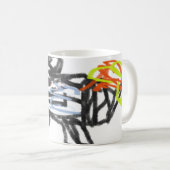 Waschbär Herbst Kaffeetasse (VorderseiteRechts)