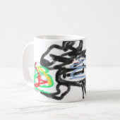 Waschbär Herbst Kaffeetasse (Vorderseite Links)