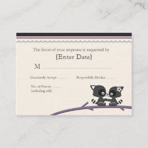 Waschbär-Hochzeit UAWG Karten