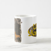 Waschbär Huntin Junkie-Tassen Verwandlungstasse (Mittel)