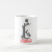 WASCHBÄR-JAGD KAFFEETASSE (Mittel)