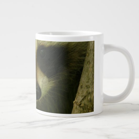 Waschbär Jumbo-Tasse (Rechts)