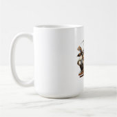 Waschbär-Kaffee-T-Shirt Kaffeetasse (Links)