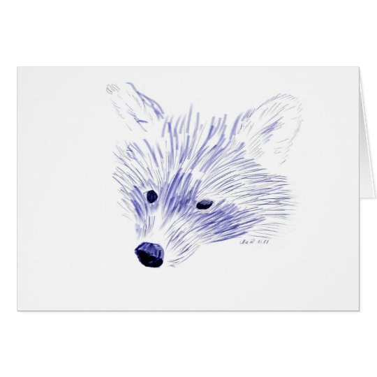 Waschbär Karte