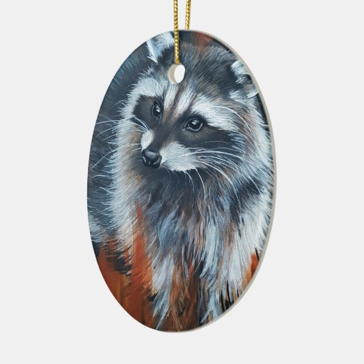 Waschbär Keramikornament (Links)