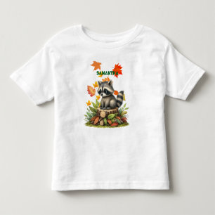 Waschbär-Kleinkind-T-Shirt Süßes Tier für Kinder Kleinkind T-shirt