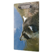 Waschbär Klemmbrett (Links)
