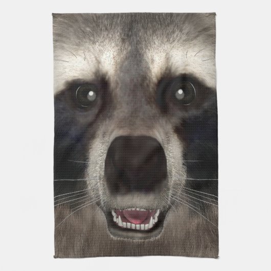Waschbär Küchentuch (Vertikal)