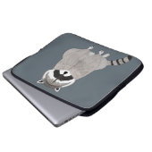 Waschbär-Laptop-Hülse Laptopschutzhülle (Vorne Knopf)