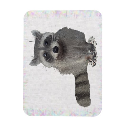 Waschbär Magnet (Vertikal)