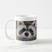 Waschbär-Malerei Kaffeetasse (Links)