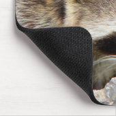 Waschbär-Mauspad Mousepad (Ecke)