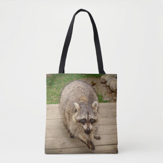 Waschbär mit einem Chip Tasche (Vorderseite)