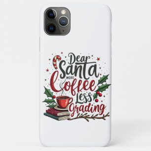Waschbär mit Weihnachtsmannmütze und Weihnachten Case-Mate iPhone Hülle