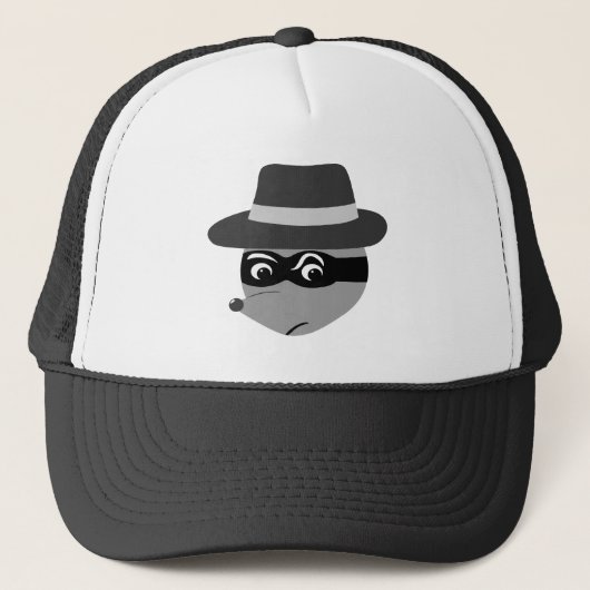 Waschbär-Mobster Truckerkappe (Vorderseite)