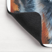 Waschbär Mousepad (Ecke)