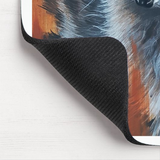 Waschbär Mousepad (Ecke)