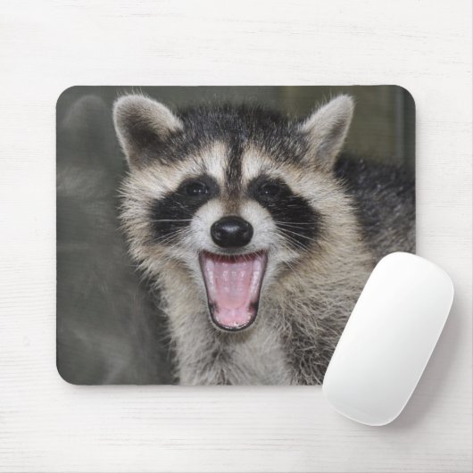 Waschbär Mousepad - #1025 (Mit Mouse)