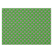 Waschbär-Muster-Design Grün Tischdecke (Vorderseite (Horizontal))