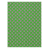 Waschbär-Muster-Design Grün Tischdecke (Vorderseite)